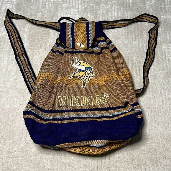 Minnesota Vikings Embroidered Backpack - Picture 1 of 7